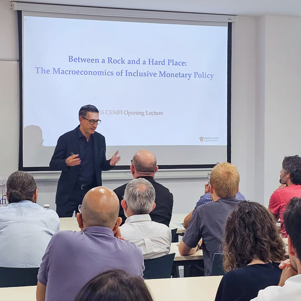 Gianluca Violante (Princeton University) delivers the opening lecture of the academic year 2026-2027 entitled �Between a Rock and a Hard Place: The Macroeconomics of Inclusive Monetary Policy�