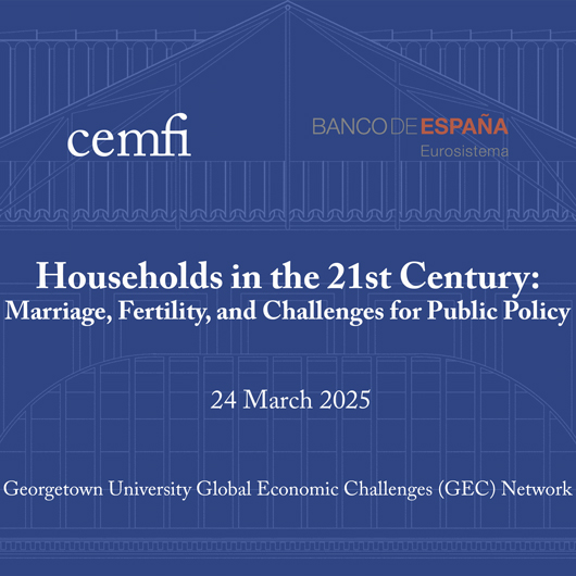 Workshop on Households in the 21st Century: Marriage, Fertility, and Challenges for Public Policy will be held on Monday 24 March, at CEMFI